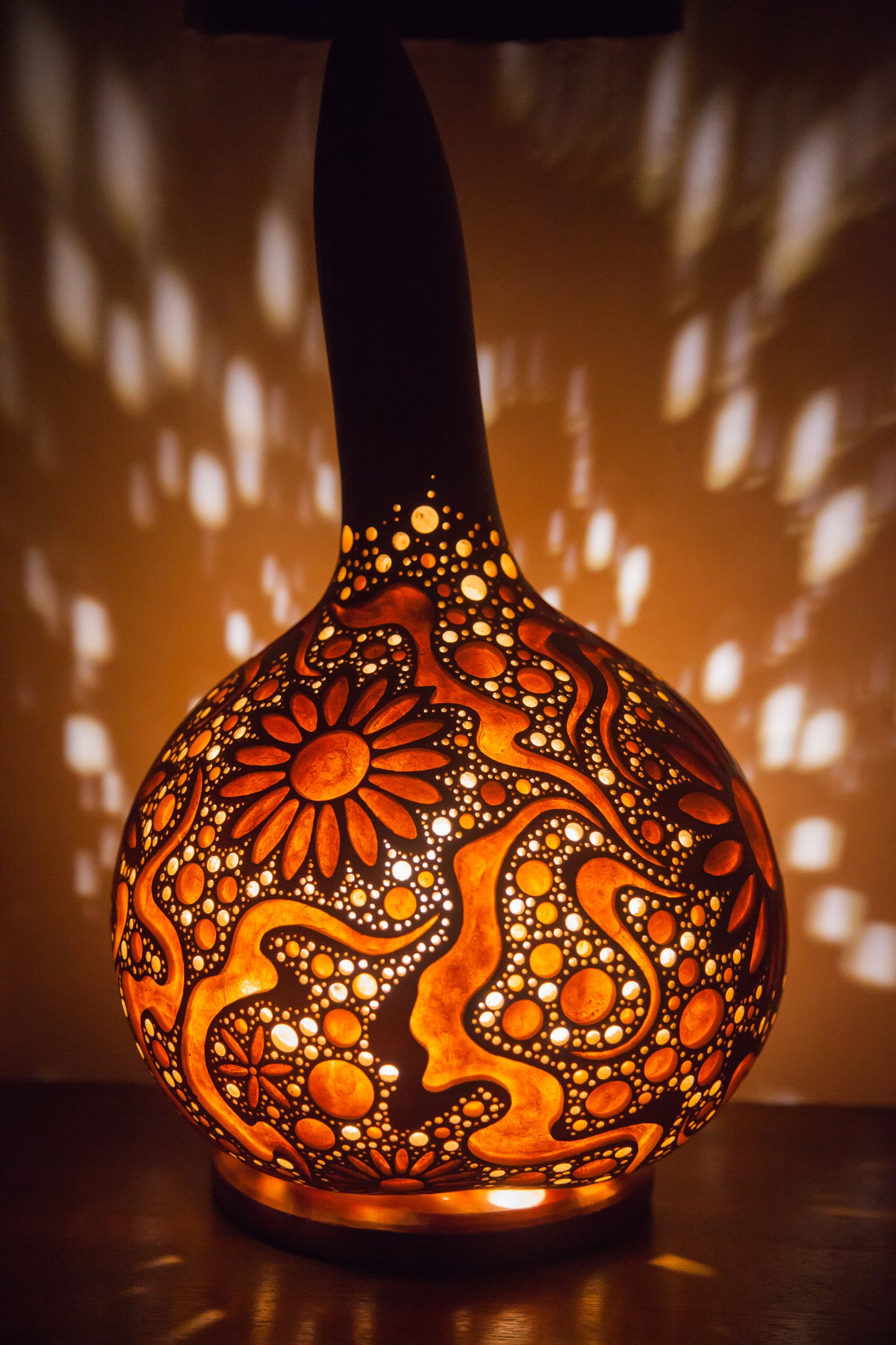 #230710Gourd lamp ひょうたんランプ