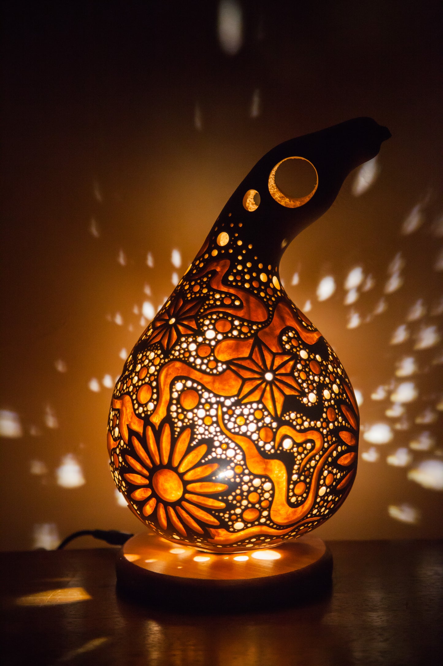 #230705Gourd lamp ひょうたんランプ