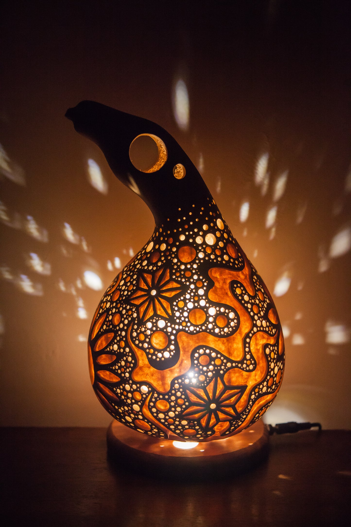 #230705Gourd lamp ひょうたんランプ