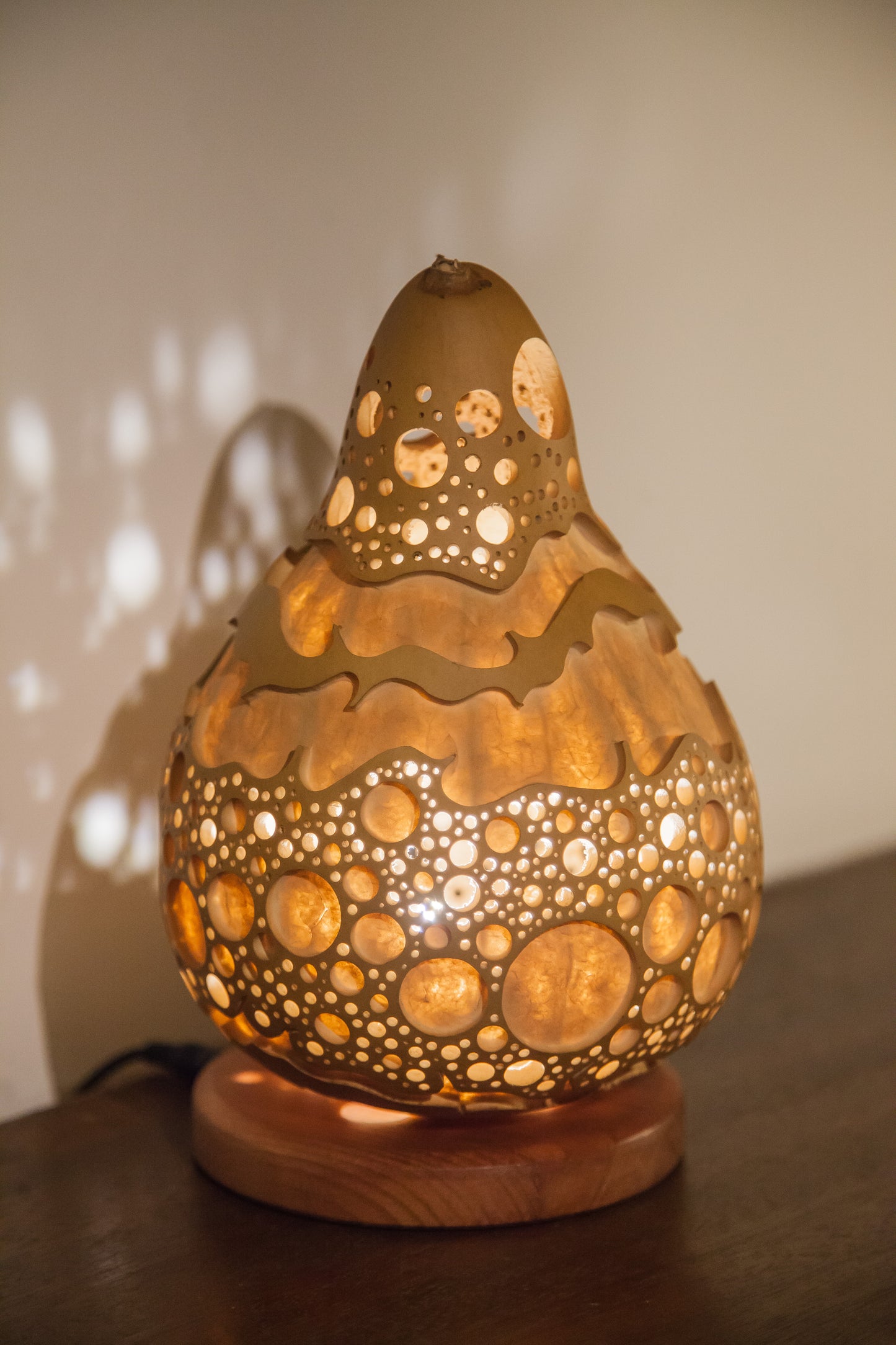 #230715Gourd lamp ひょうたんランプ