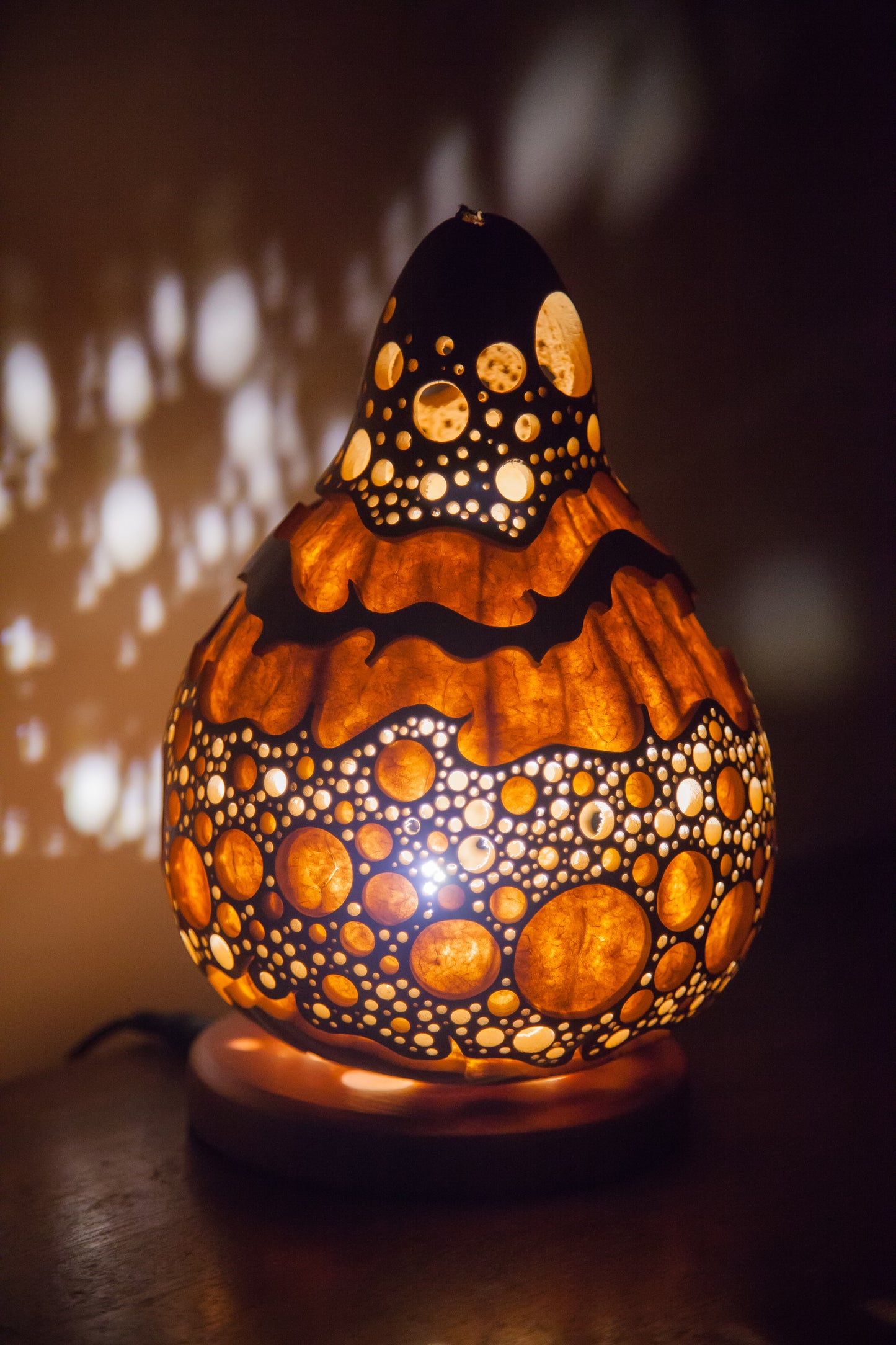 #230715Gourd lamp ひょうたんランプ