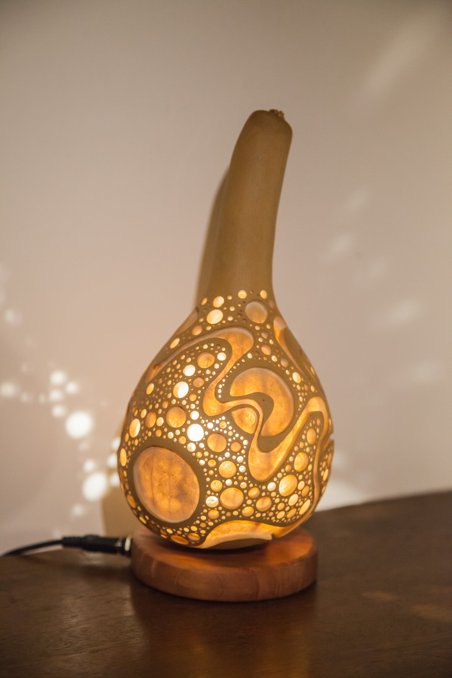 #230714Gourd lamp ひょうたんランプ