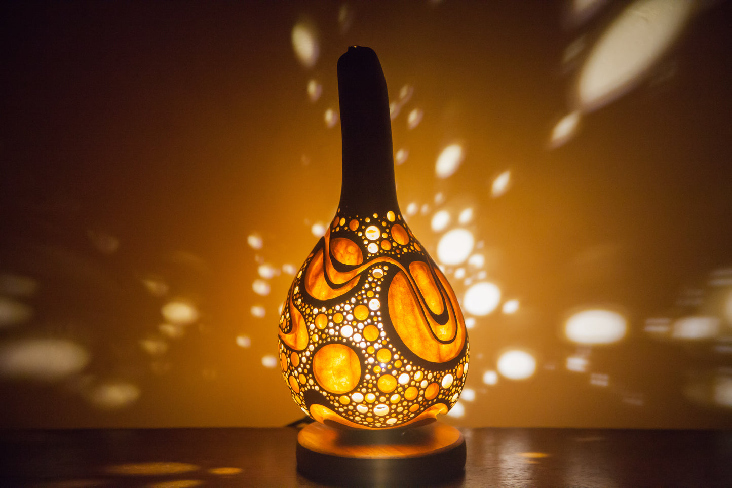 #230714Gourd lamp ひょうたんランプ