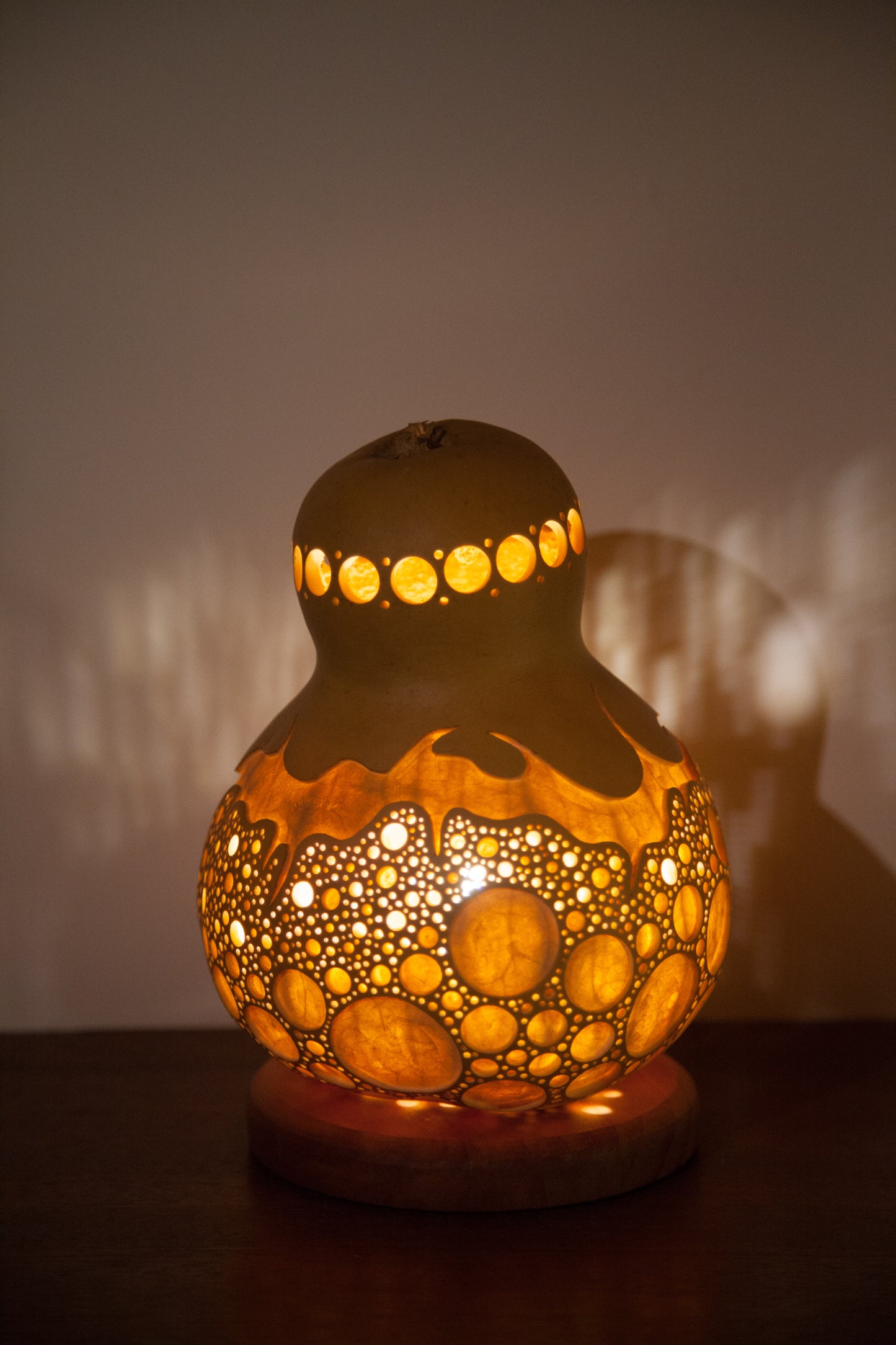 #230712Gourd lamp ひょうたんランプ