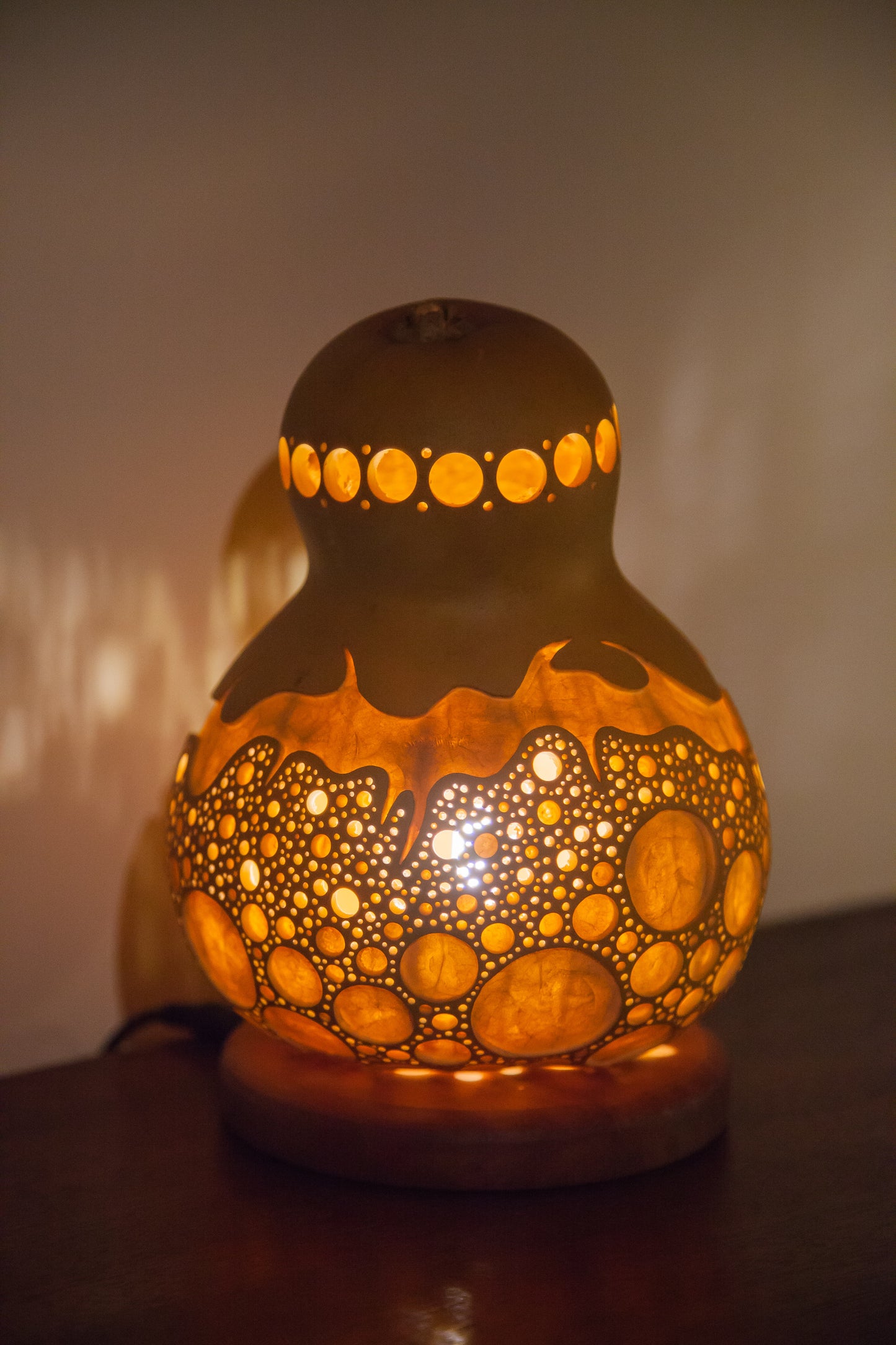 #230712Gourd lamp ひょうたんランプ