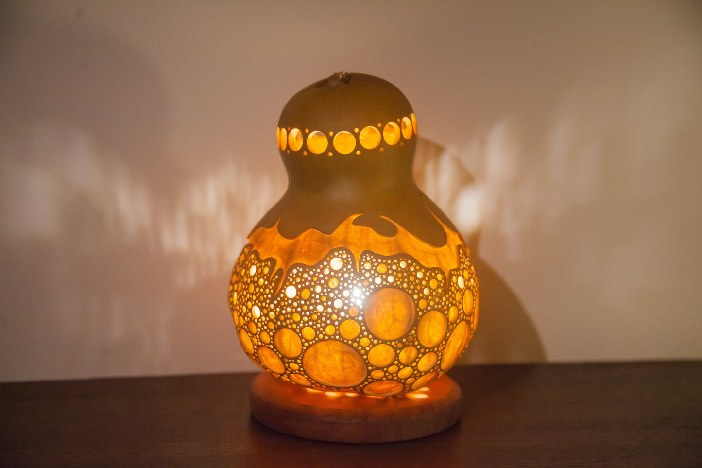 #230712Gourd lamp ひょうたんランプ