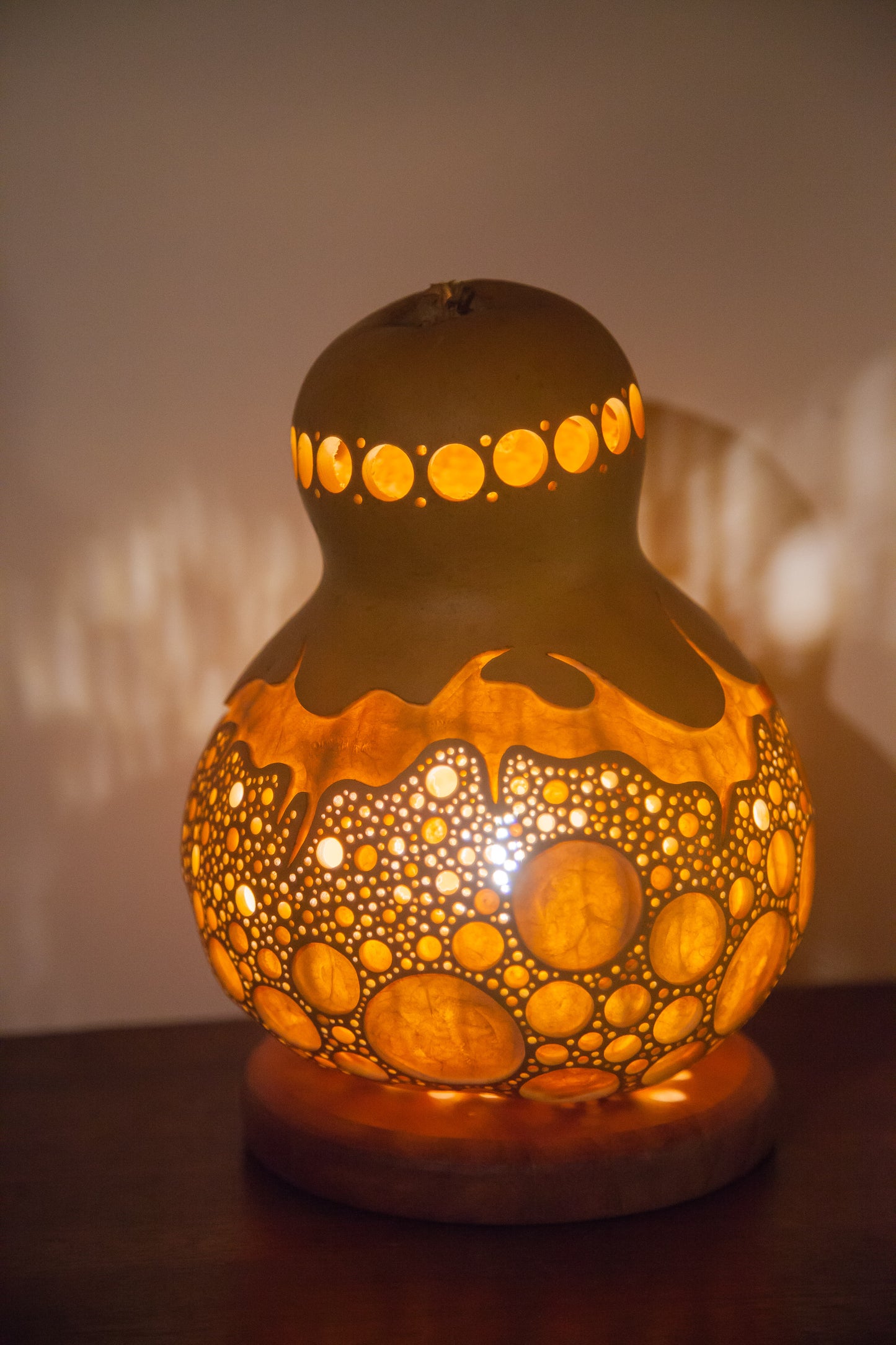 #230712Gourd lamp ひょうたんランプ