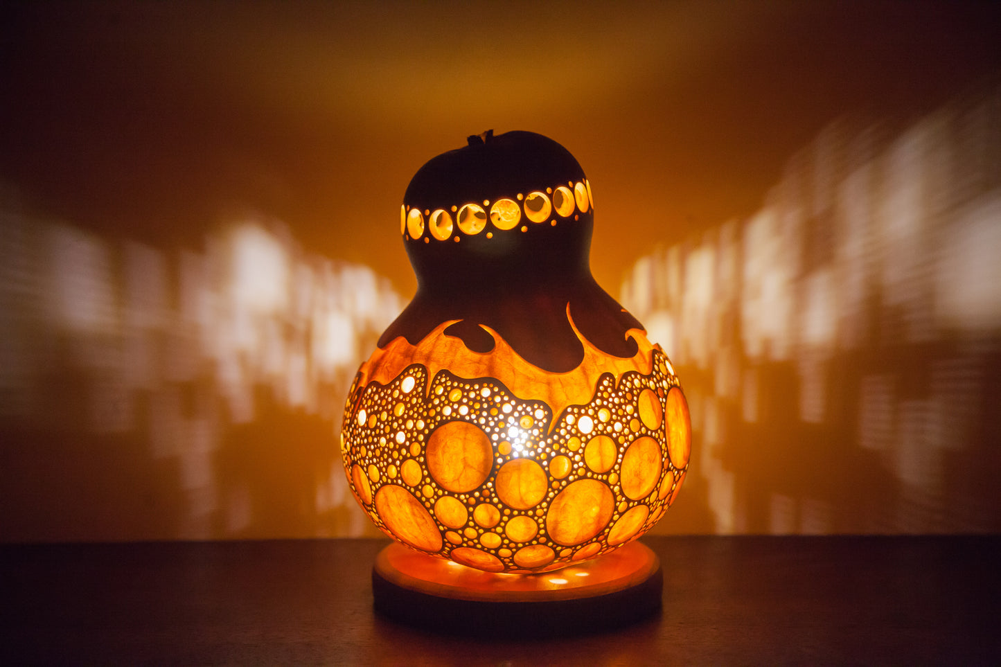 #230712Gourd lamp ひょうたんランプ