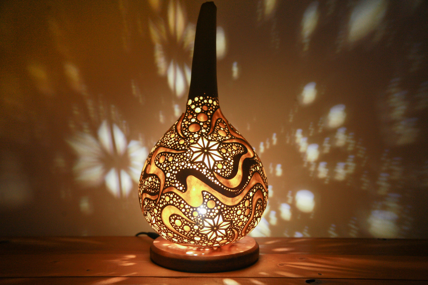 #231101 Gourd lamp ひょうたんランプ