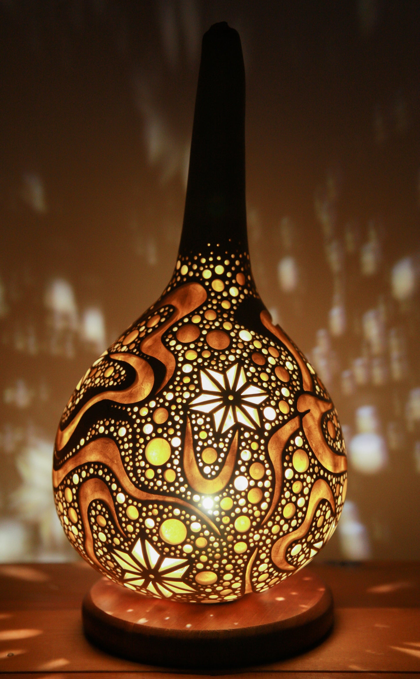 #231101 Gourd lamp ひょうたんランプ