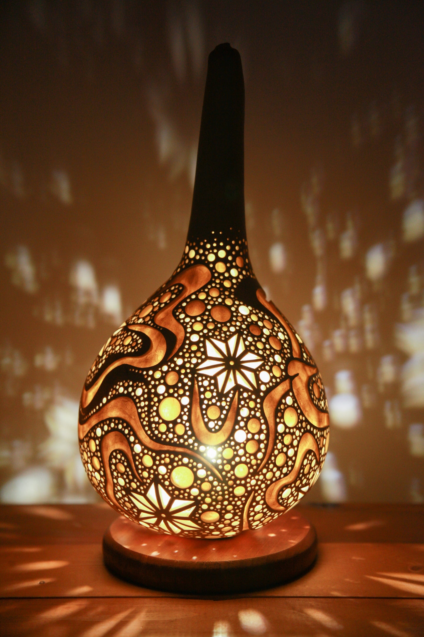 #231101 Gourd lamp ひょうたんランプ