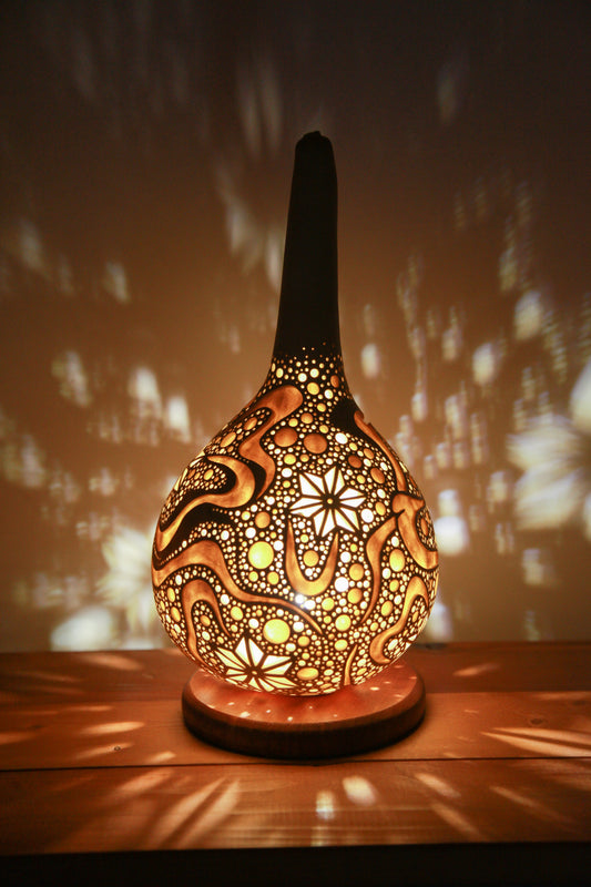 #231101 Gourd lamp ひょうたんランプ