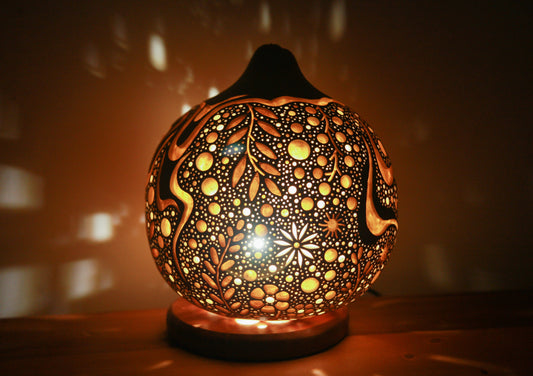 #231102 Gourd lamp ひょうたんランプ