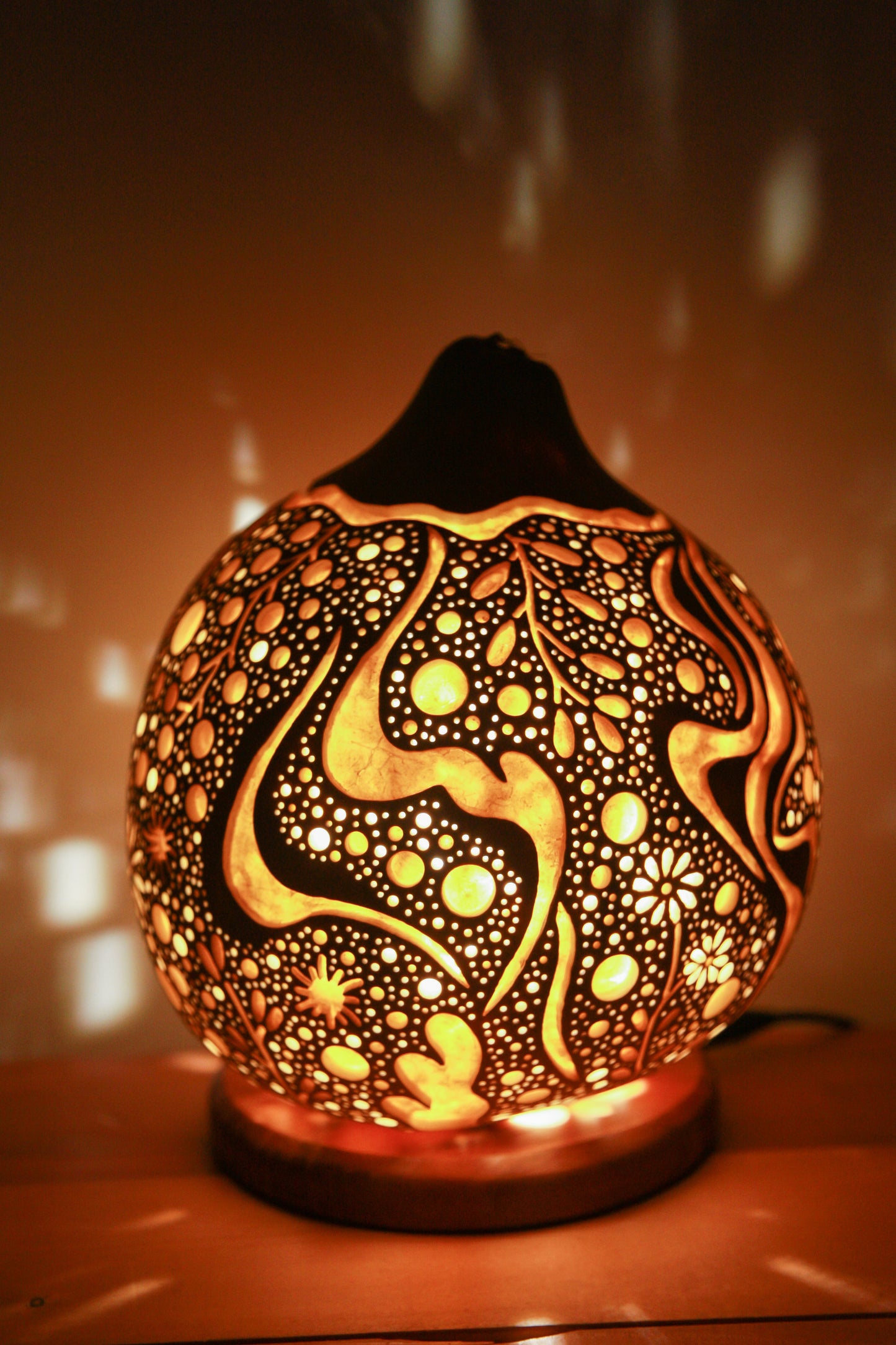 #231102 Gourd lamp ひょうたんランプ