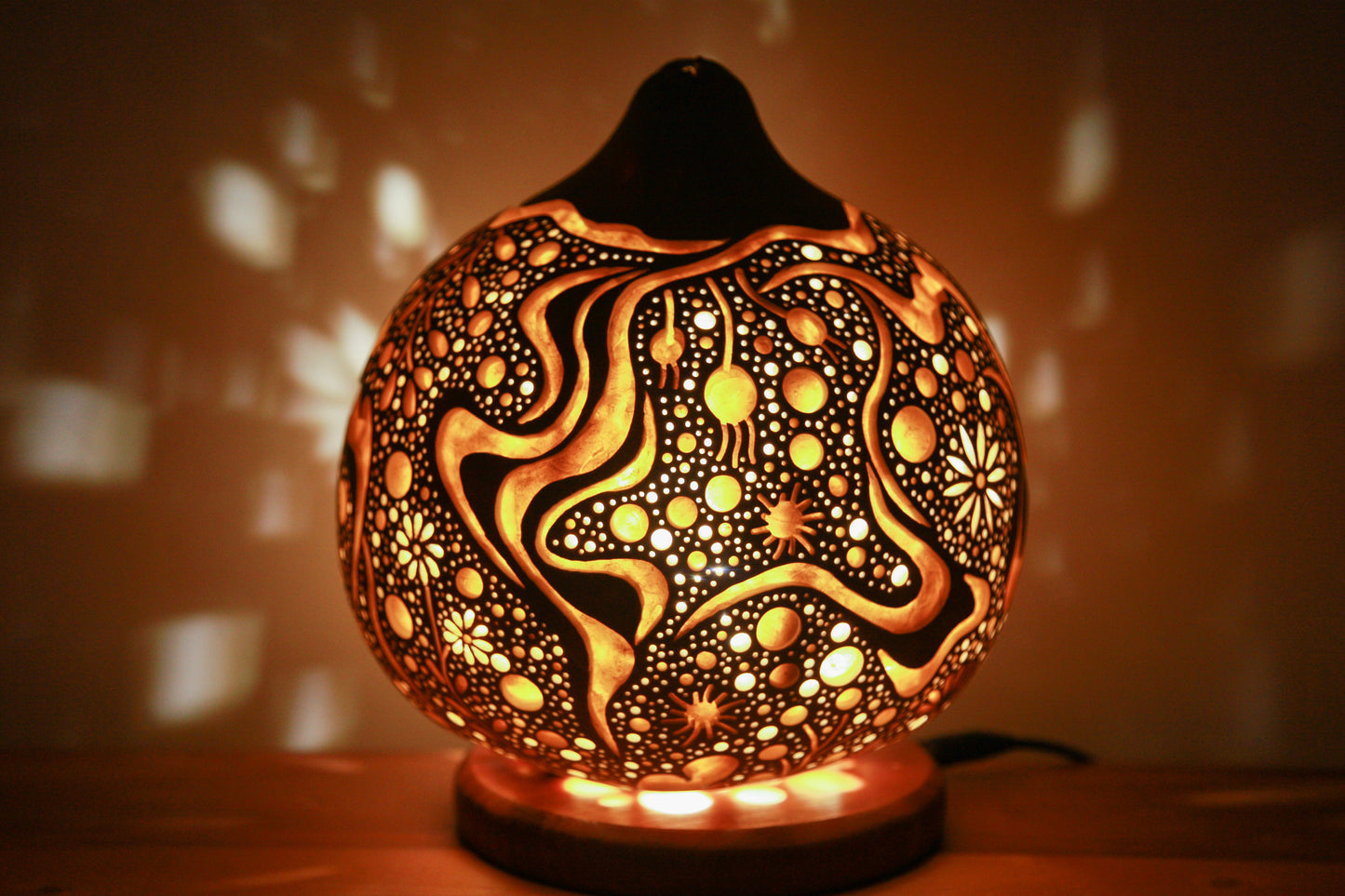 #231102 Gourd lamp ひょうたんランプ