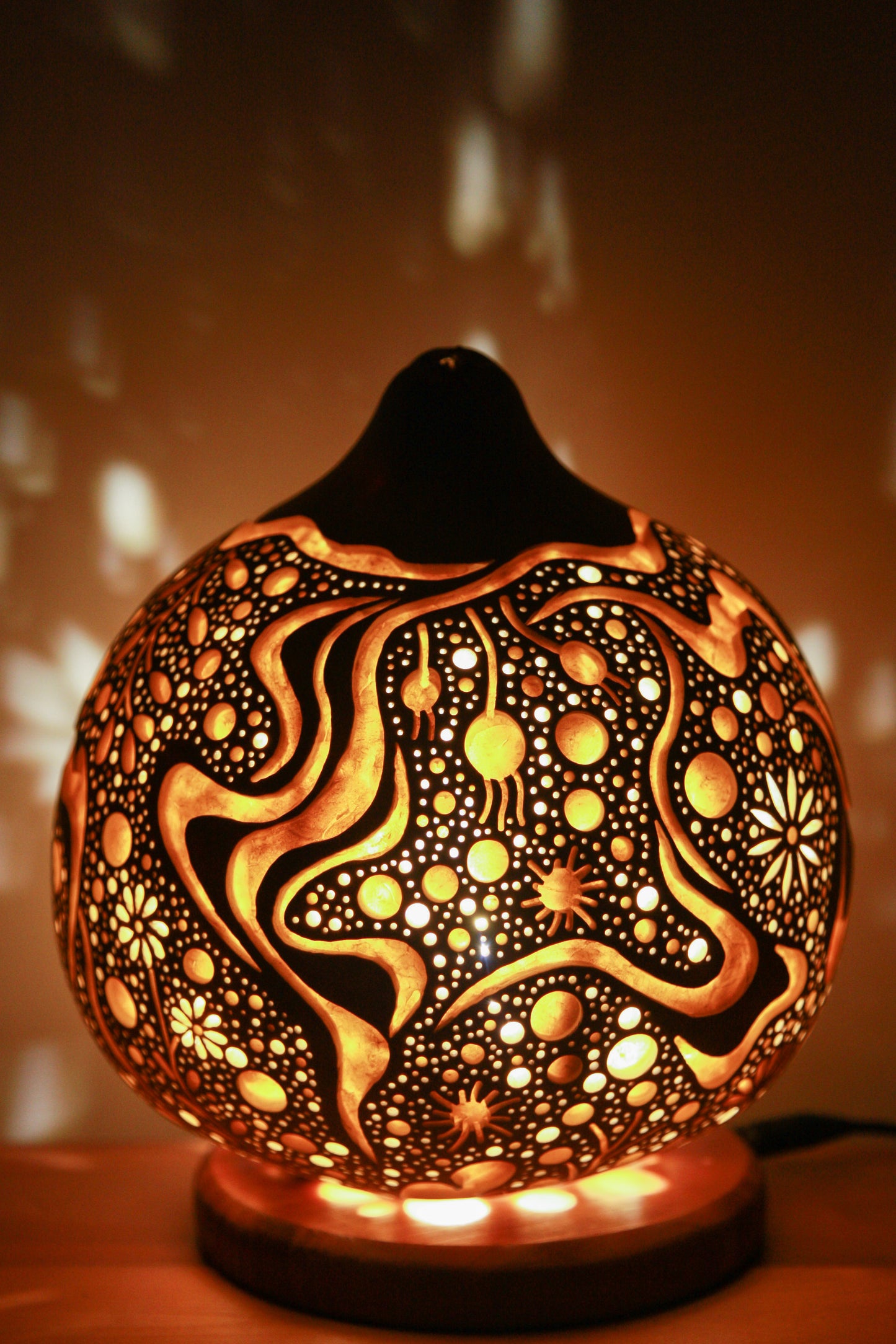 #231102 Gourd lamp ひょうたんランプ