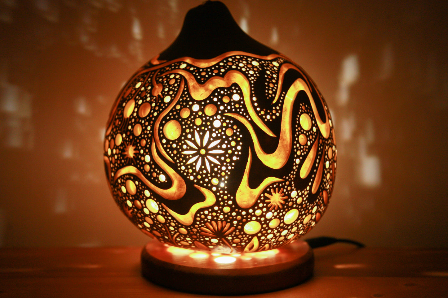 #231102 Gourd lamp ひょうたんランプ