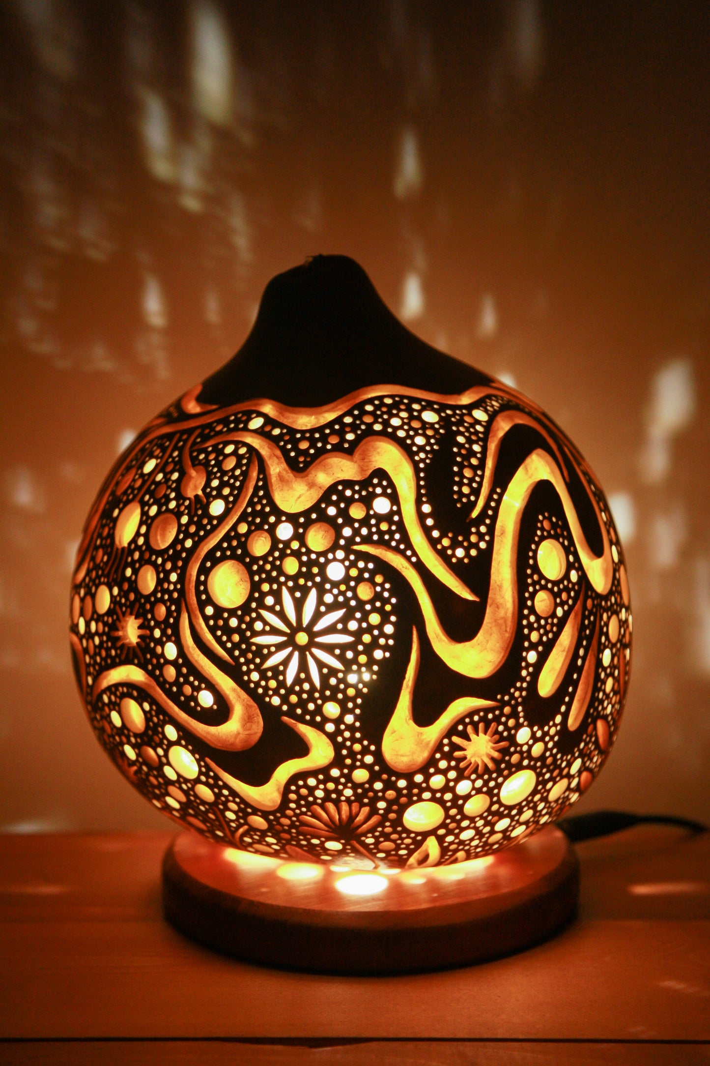 #231102 Gourd lamp ひょうたんランプ