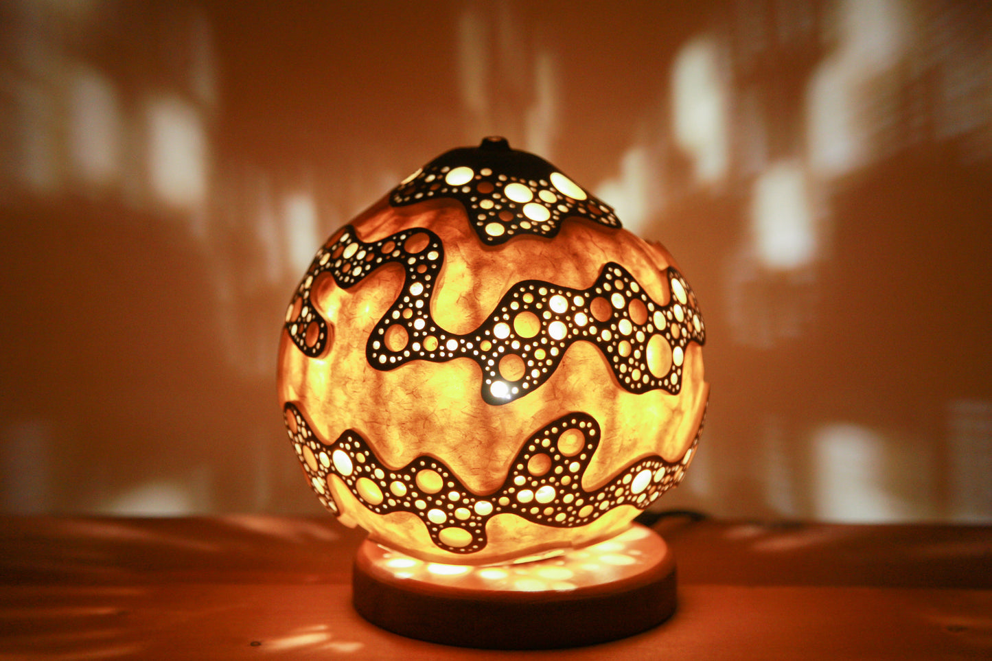 #231104 Gourd lamp ひょうたんランプ