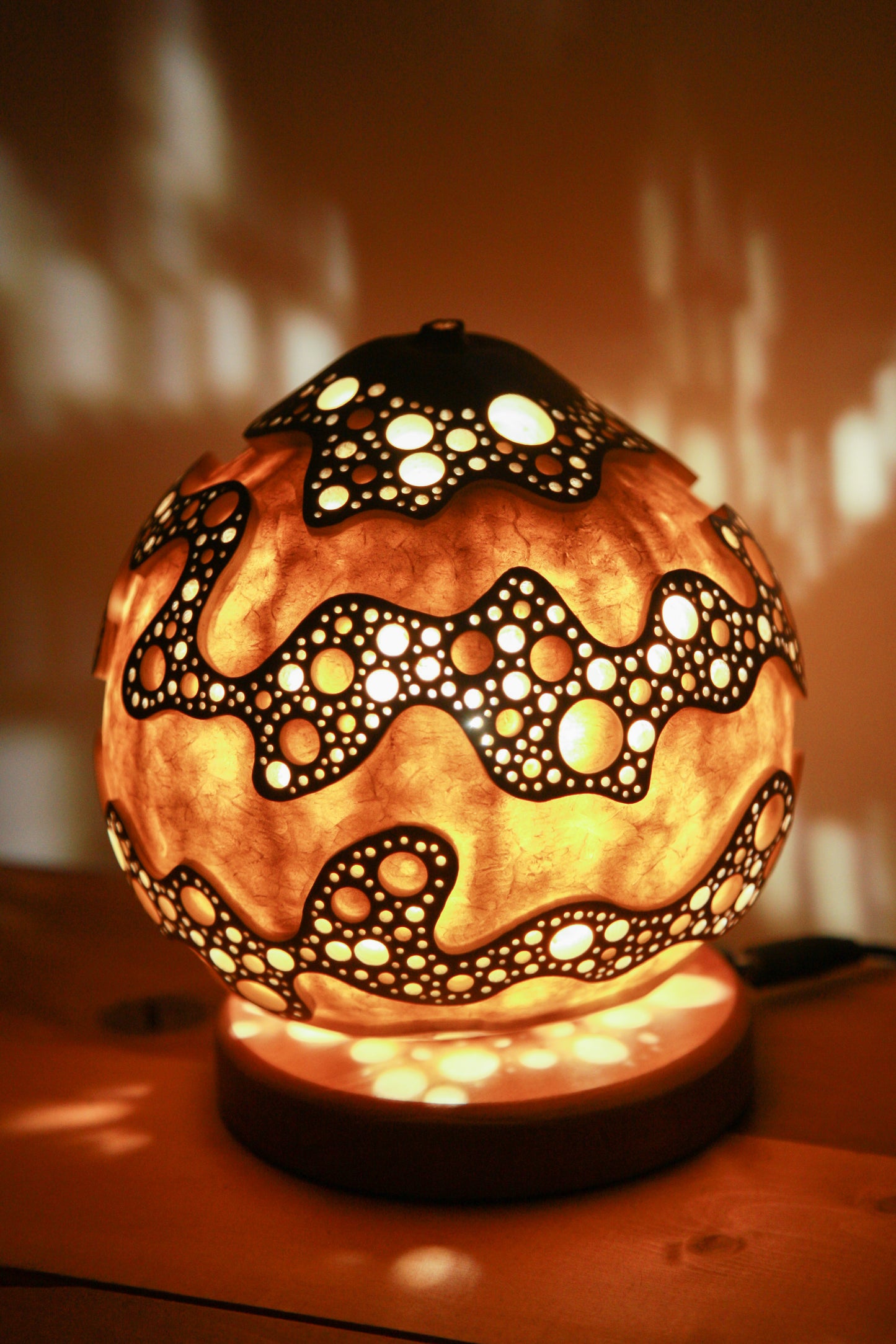 #231104 Gourd lamp ひょうたんランプ