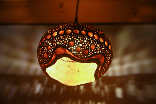 Gourd Hanging Lamp　吊り下げひょうたんランプ #231105