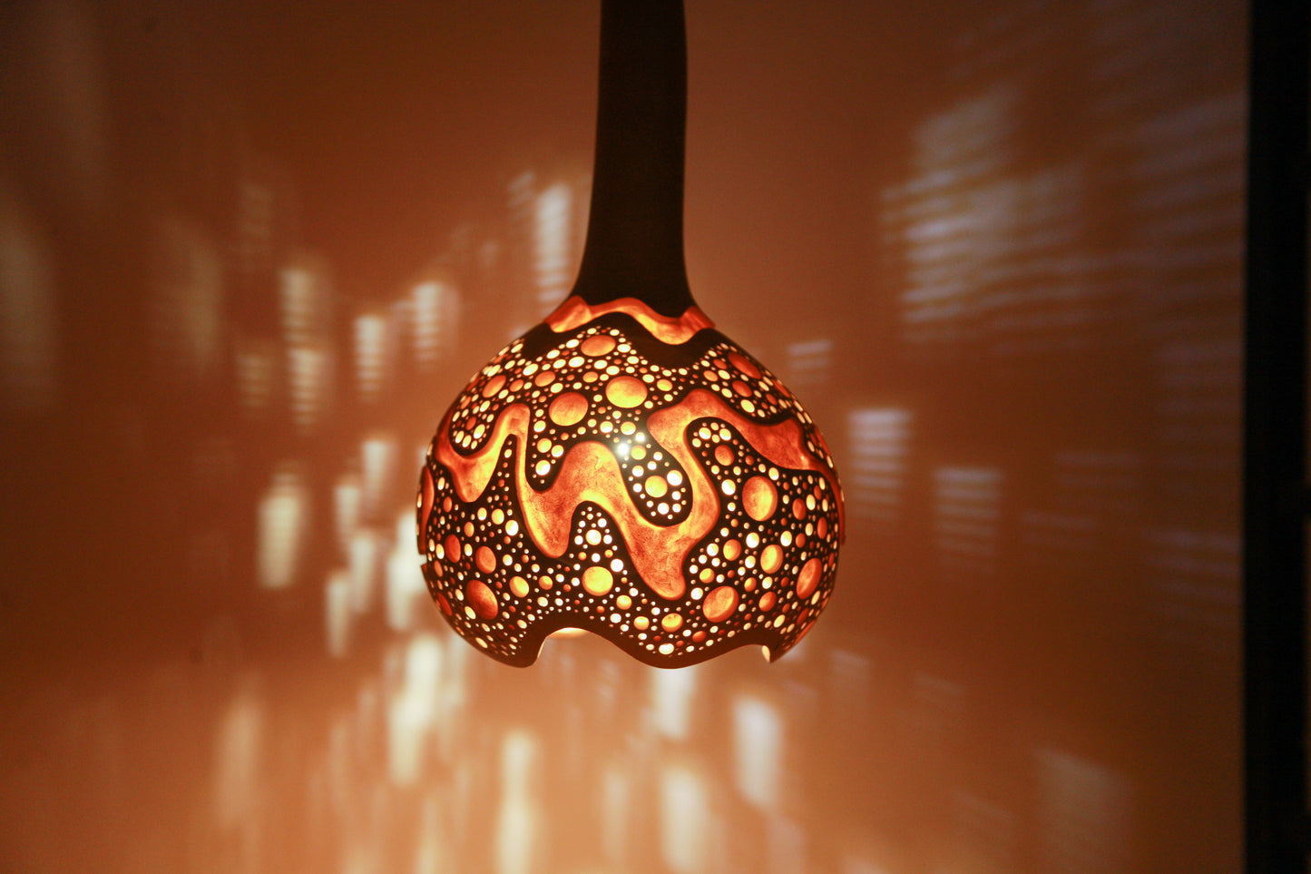 Gourd Hanging Lamp　吊り下げひょうたんランプ #231106