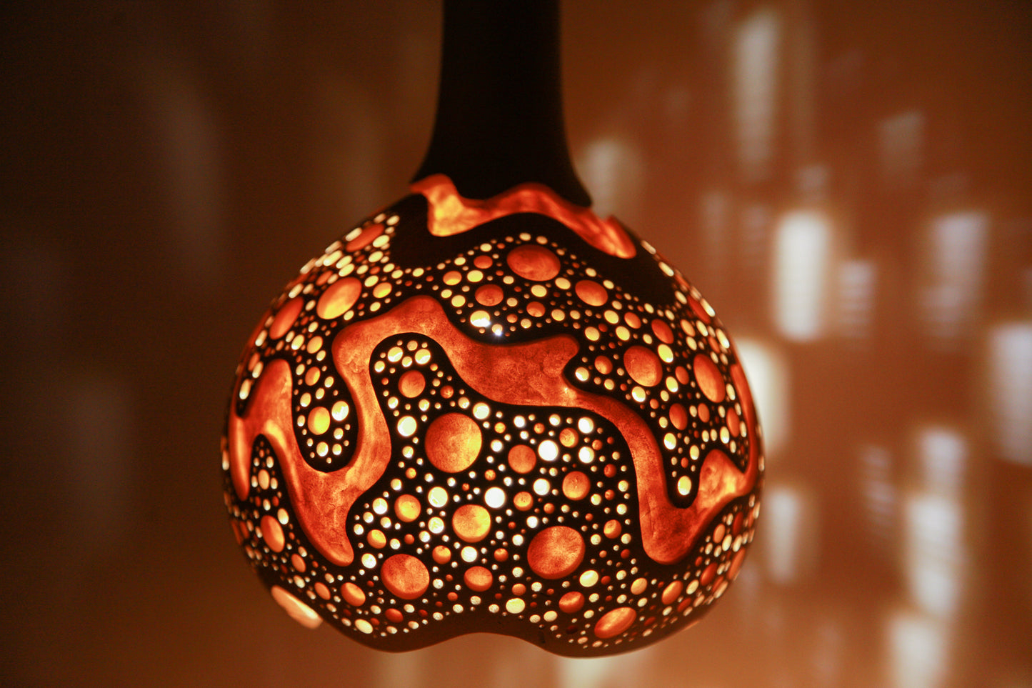 Gourd Hanging Lamp　吊り下げひょうたんランプ #231106