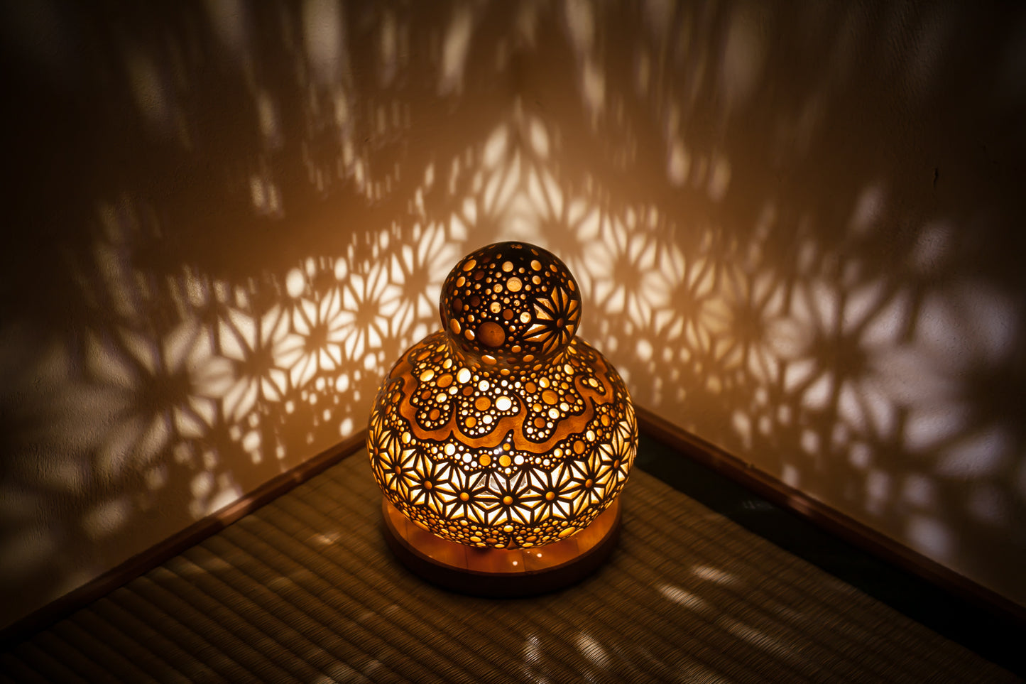 #01105　Gourd lamp ひょうたんランプ