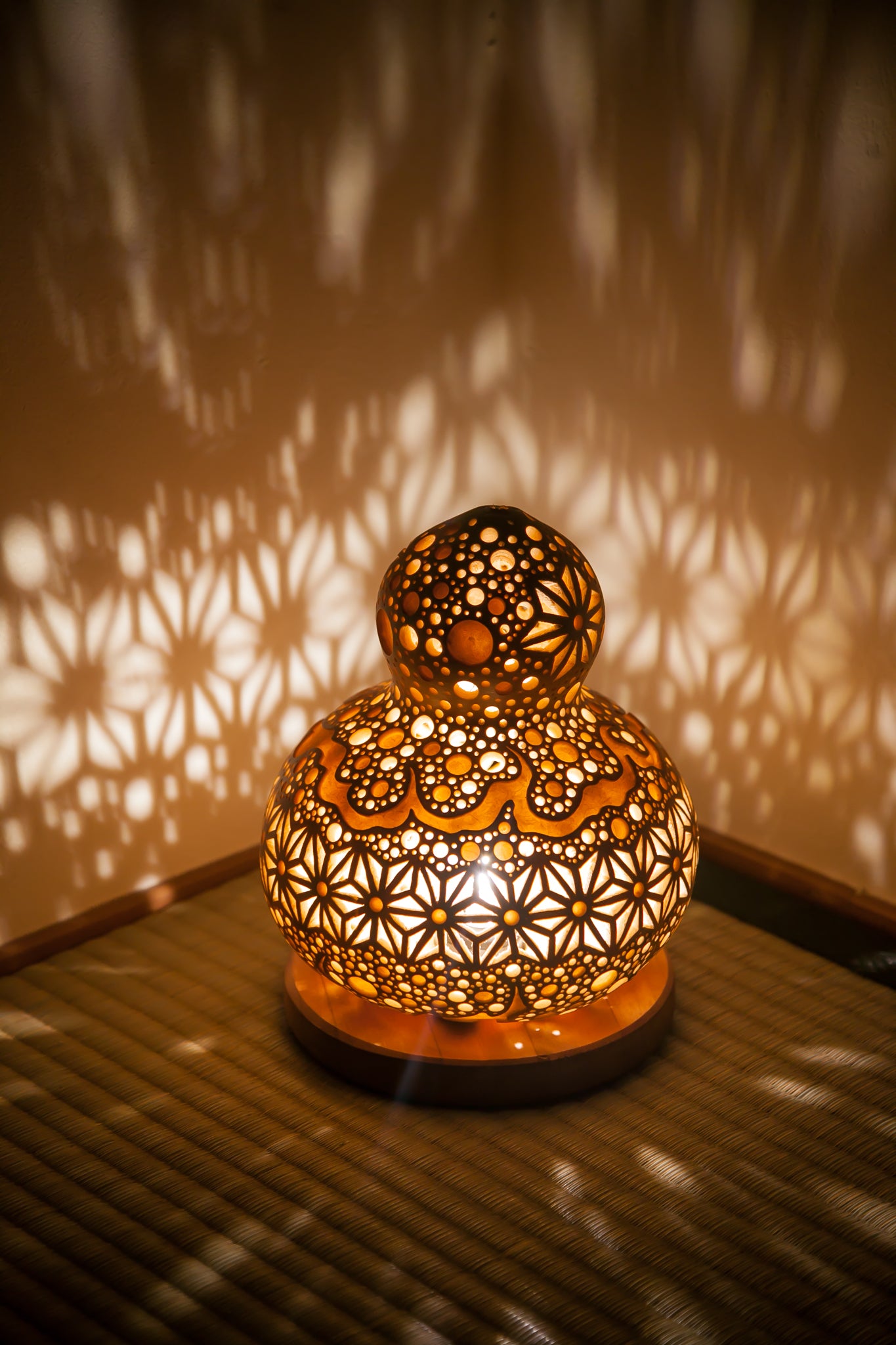 #01105　Gourd lamp ひょうたんランプ