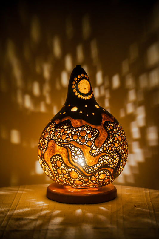 Gourd lamp ひょうたんランプ #31104