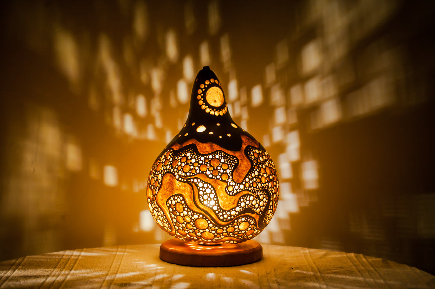 Gourd lamp ひょうたんランプ #31104