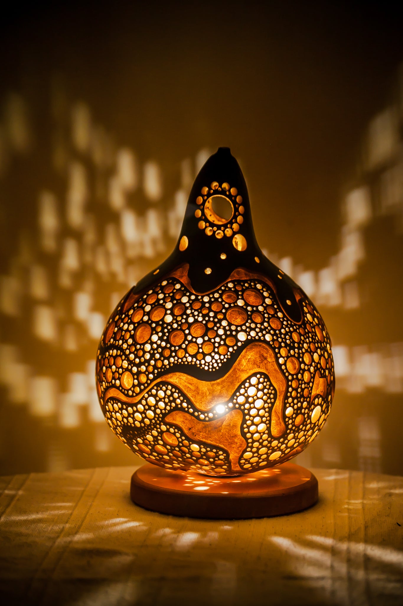 Gourd lamp ひょうたんランプ #31104