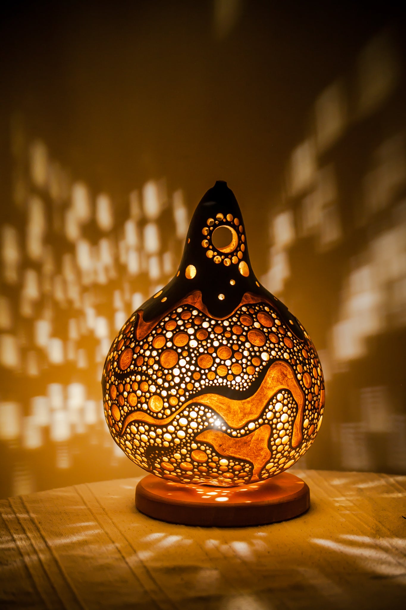 Gourd lamp ひょうたんランプ #31104