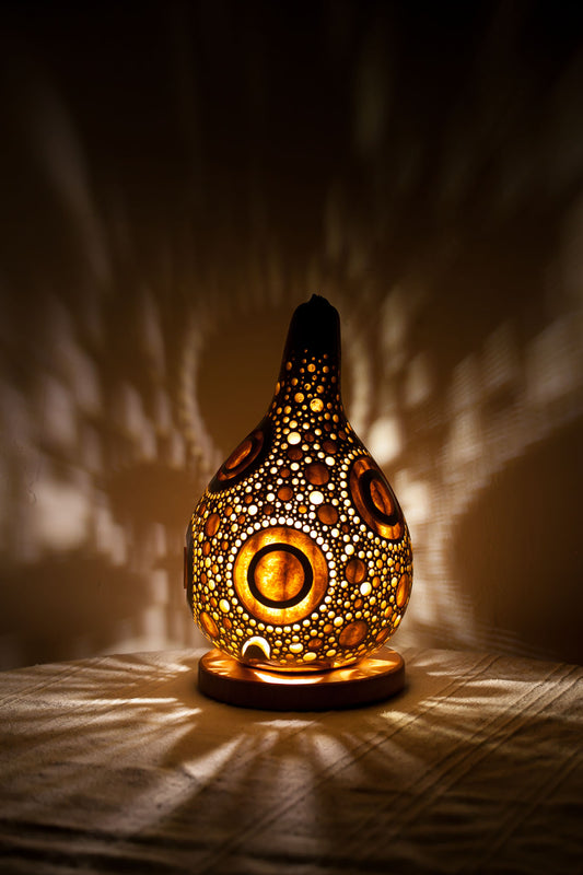 Gourd lamp ひょうたんランプ　#31018