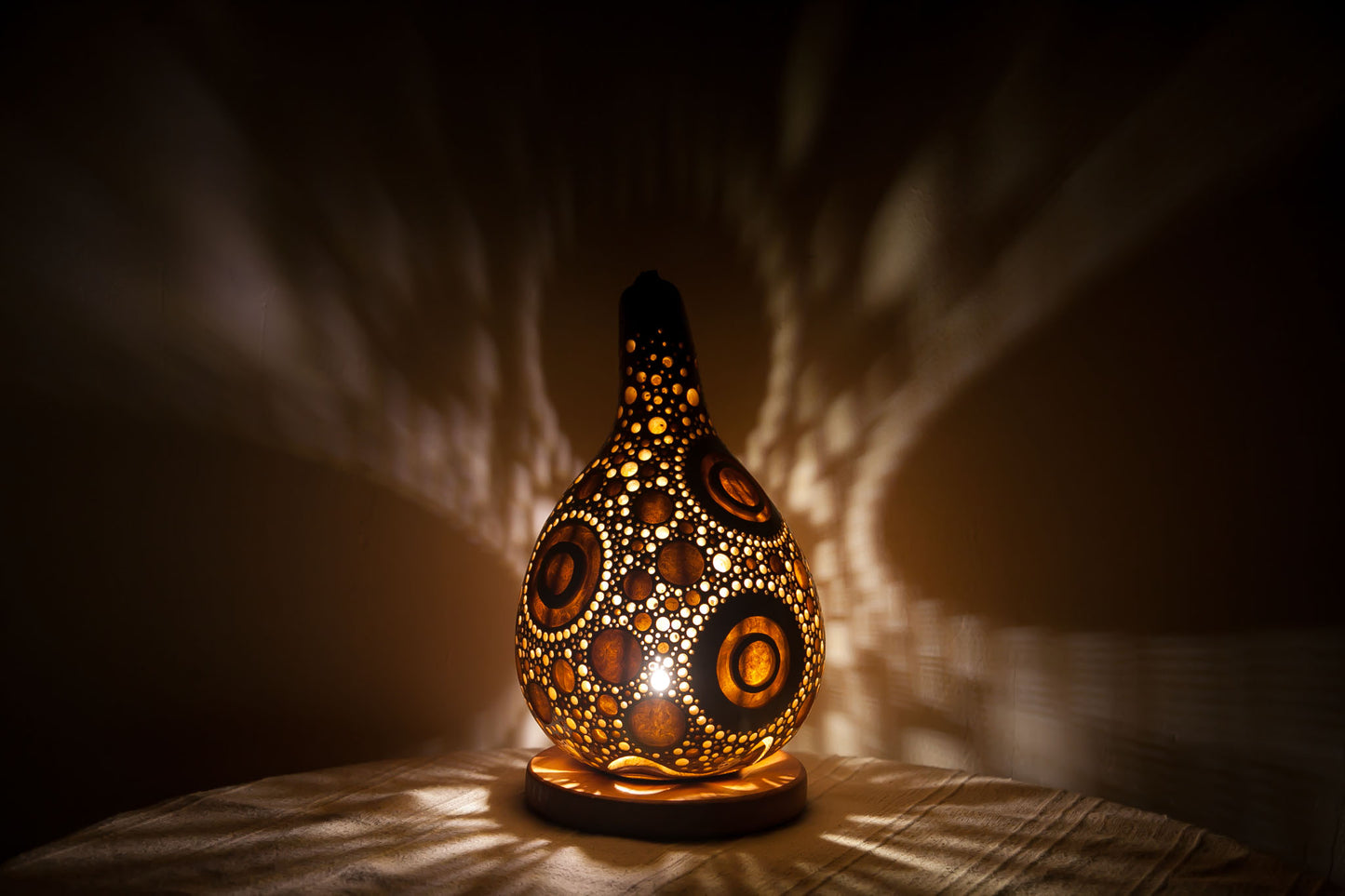 Gourd lamp ひょうたんランプ　#31018