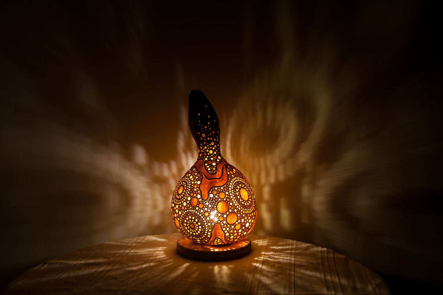 Gourd lamp ひょうたんランプ　#31016