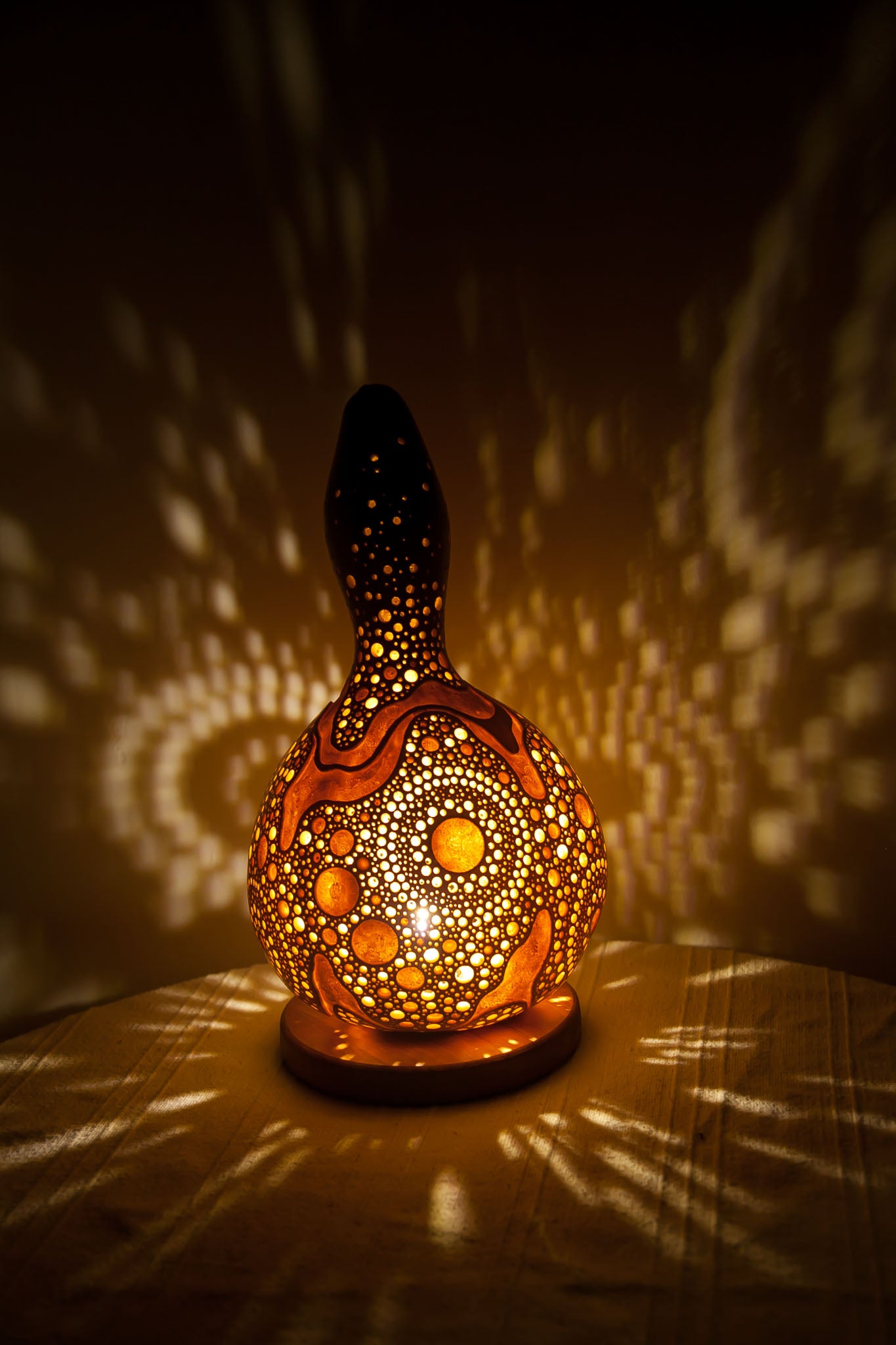 Gourd lamp ひょうたんランプ　#31016