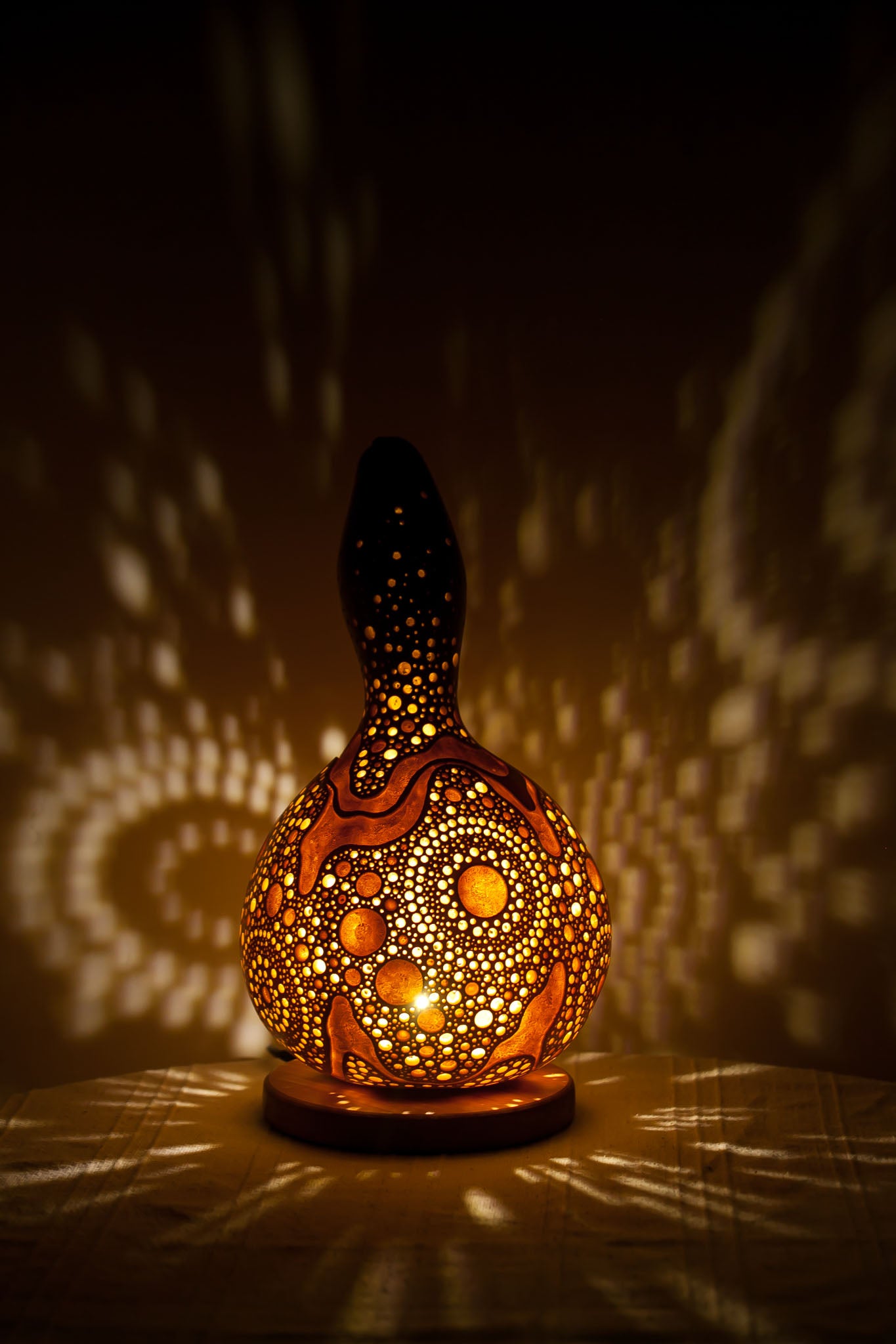 Gourd lamp ひょうたんランプ　#31016