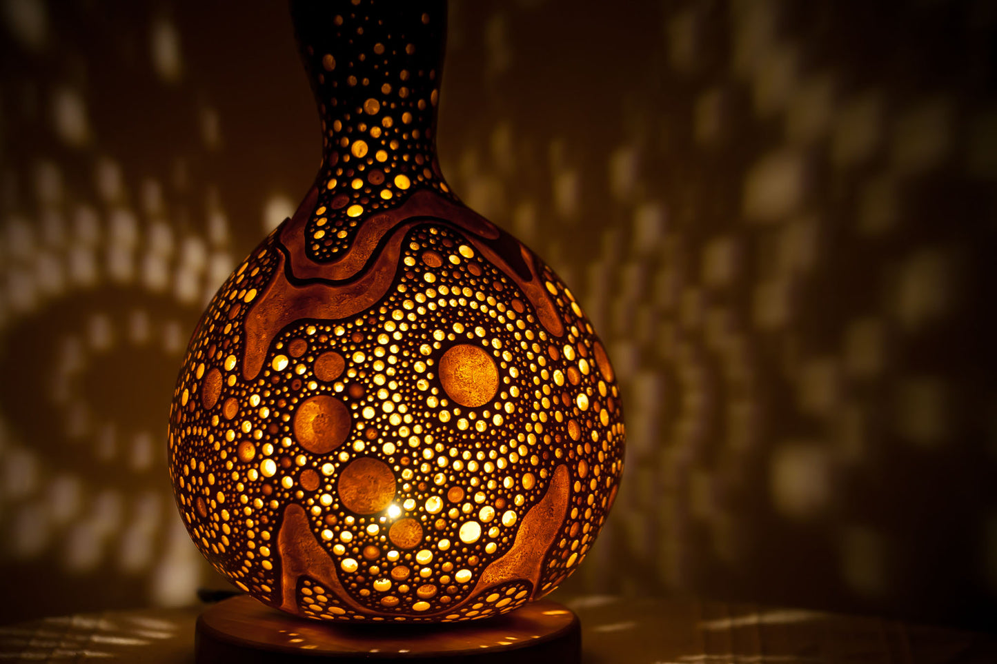 Gourd lamp ひょうたんランプ　#31016