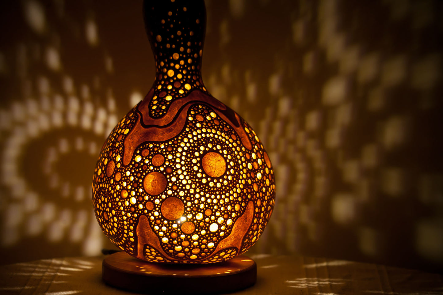 Gourd lamp ひょうたんランプ　#31016