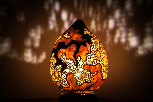 #0318　Gourd lamp ひょうたんランプ