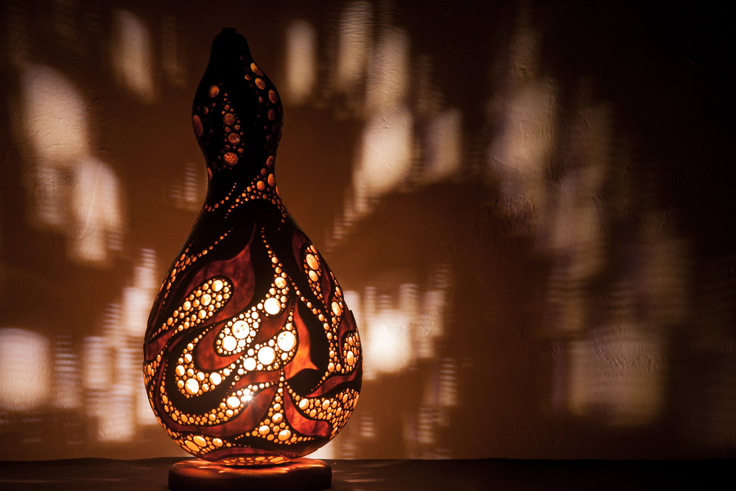 #0620　Gourd lamp ひょうたんランプ