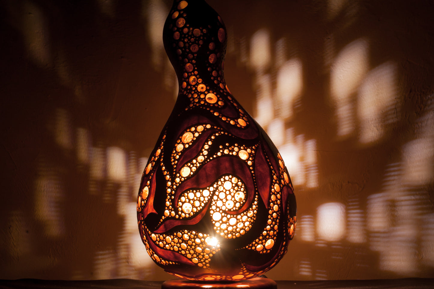 #0620　Gourd lamp ひょうたんランプ