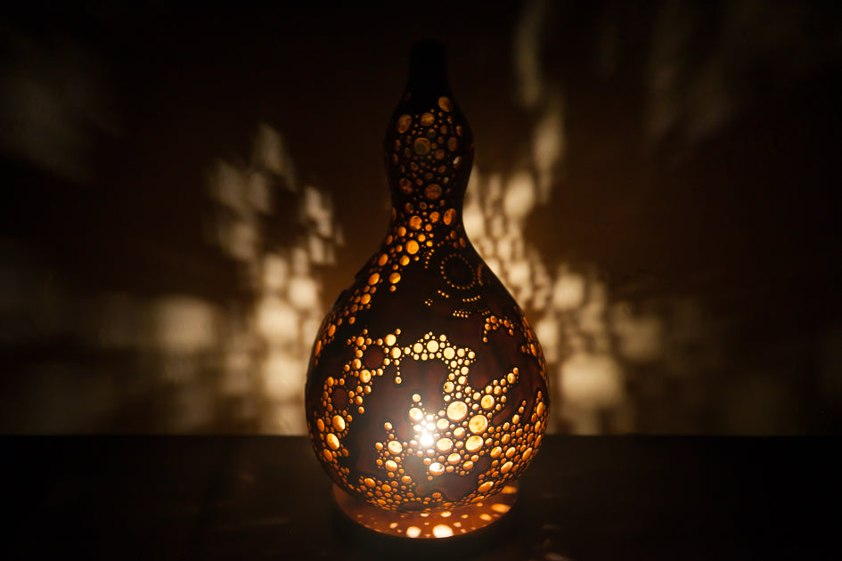 #0912　Gourd lamp ひょうたんランプ