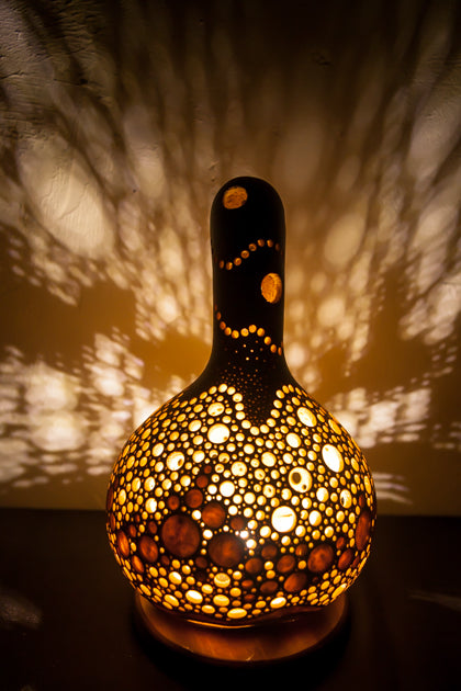 #0920　Gourd lamp ひょうたんランプ