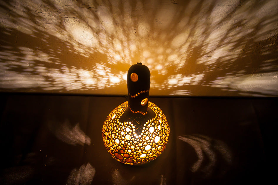 #0920　Gourd lamp ひょうたんランプ