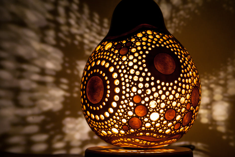 #0923　Gourd lamp ひょうたんランプ