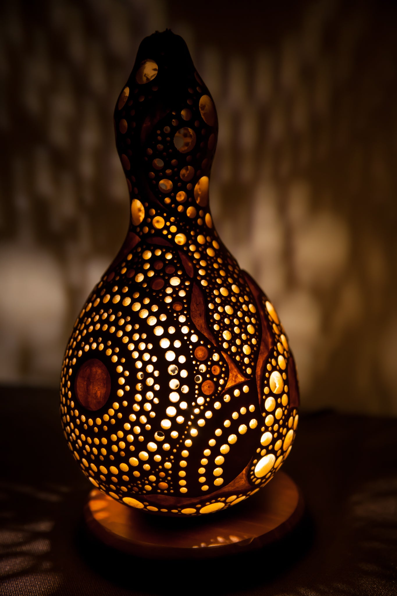 #1005　Gourd lamp ひょうたんランプ