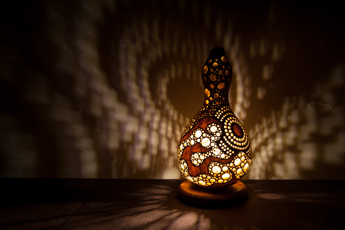 #1005　Gourd lamp ひょうたんランプ