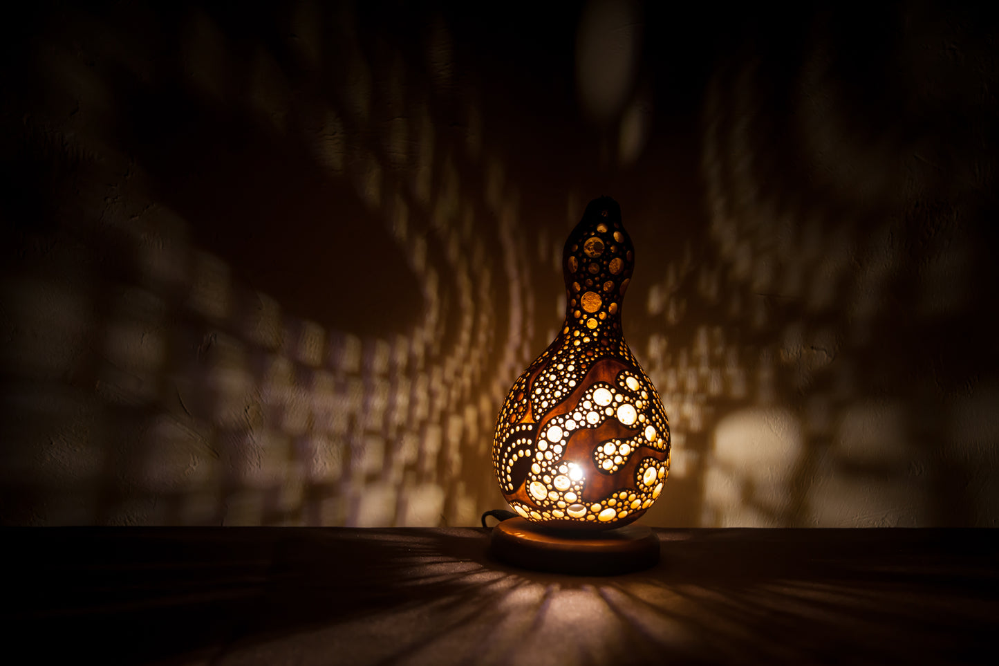 #1005　Gourd lamp ひょうたんランプ